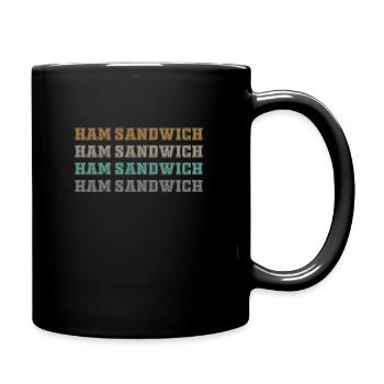 Ham sandwich - Full Colour Mug - black - Right
