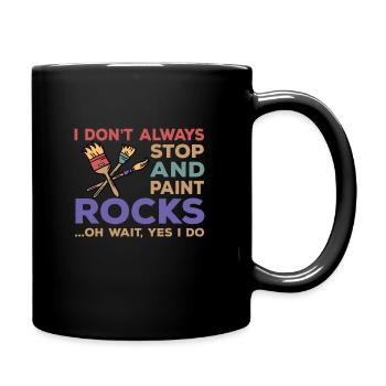 Art rupestre - Mug uni - noir - Droite