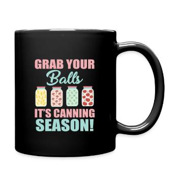 Funny Canning Lover Design - Full Colour Mug - black - Right