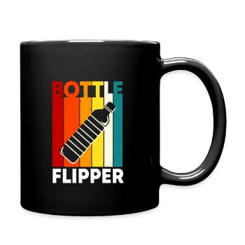 Retro Bottle Pinball - Mug uni - noir - Droite