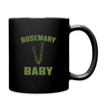 Rosmarin Baby - Tasse einfarbig - Schwarz - Rechts