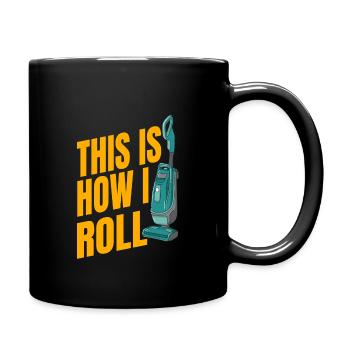Conception d’entretien ménager drôle - Mug uni - noir - Droite