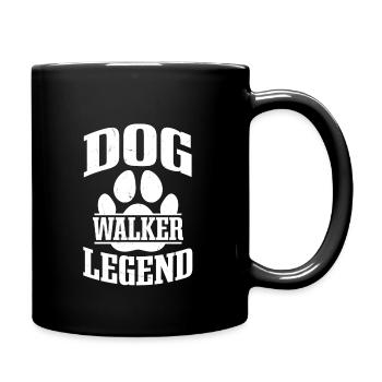 Légende de l’exportateur de chiens - Mug uni - noir - Droite