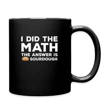 Drôle de blague au levain - Mug uni - noir - Droite