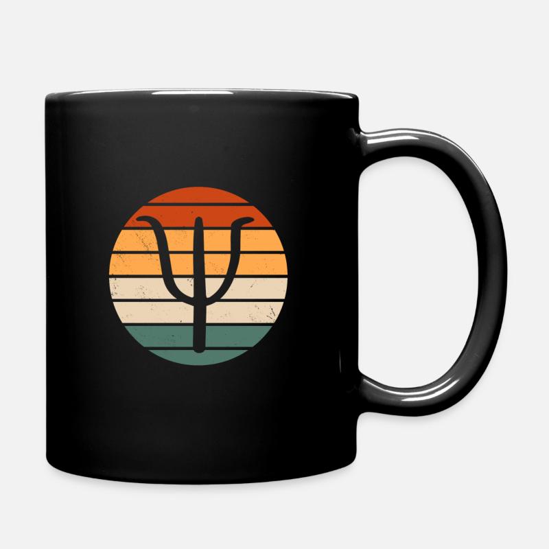 Conception de psychologie rétro - Mug uni - noir
