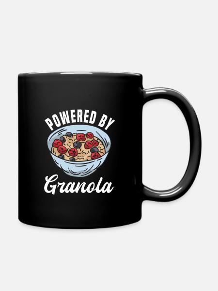 Propulsé par Granola - Mug uni - noir