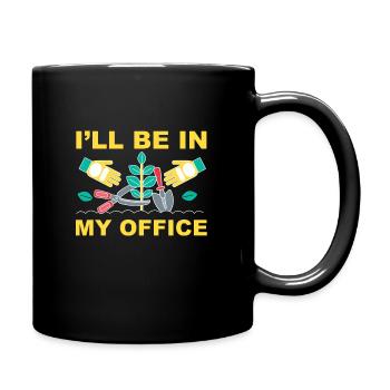 Drôle de citation de jardin - Mug uni - noir - Droite