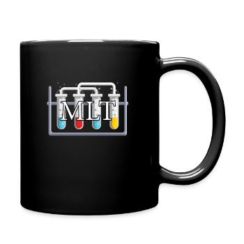 Medical laboratory technician MLT - Full Colour Mug - black - Right