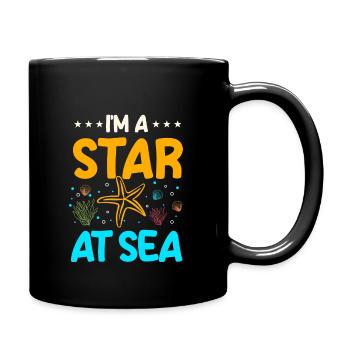 Idée cadeau drôle d’étoile de mer - Mug uni - noir - Droite