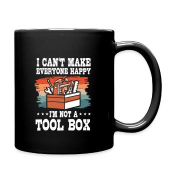 Funny toolbox lover saying - Full Colour Mug - black - Right