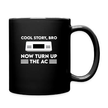 Funny Air ConditionerT-shirt - Full Colour Mug - black - Right
