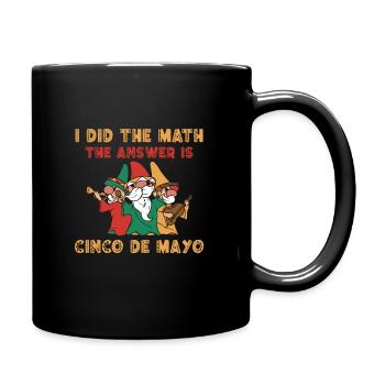 Drôle de Cinco De Mayo Nains - Mug uni - noir - Droite