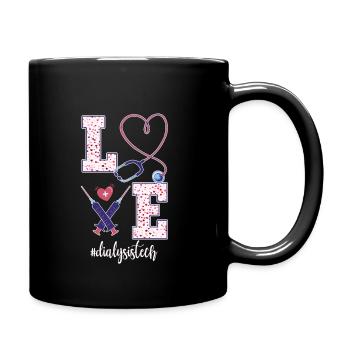 Retro Fährschiff Bekleidung Containerschiff - Tasse einfarbig - Schwarz - Rechts