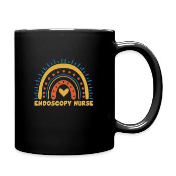 Infirmière en endoscopie Rainbow - Mug uni - noir - Droite