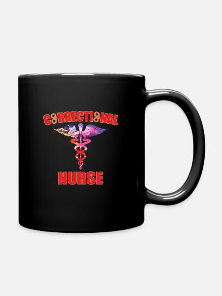 Grande conception d’infirmière correctionnelle - Mug uni - noir