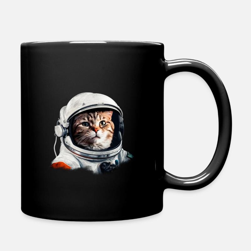 Chat Astronaute Costume Space Cats - Mug uni - noir