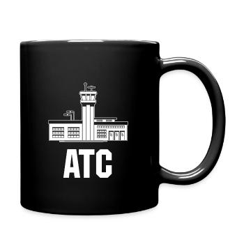 Awesome Air Traffic Control Outfit Air Traffic Control Center - Full Colour Mug - black - Right