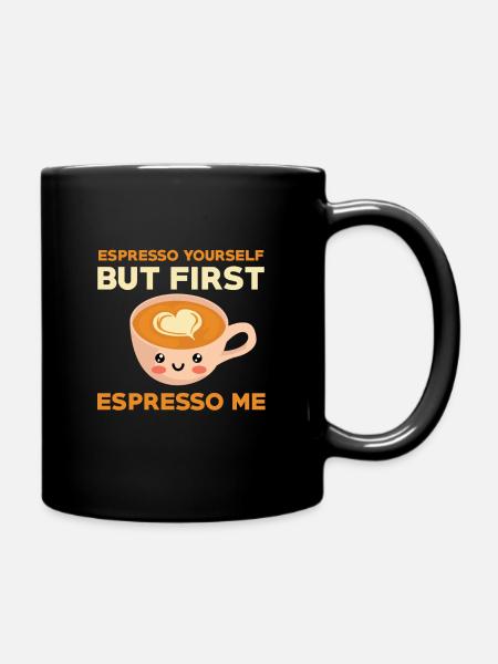 Drôle de costume d’amateur d’espresso - Mug uni - noir