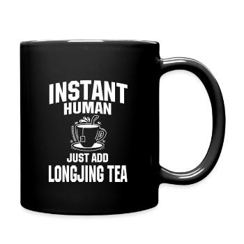 Instant Human Il suffit d’ajouter du thé Longjing - Mug uni - noir - Droite