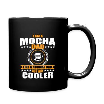 Drôle de papa de café moka - Mug uni - noir - Droite