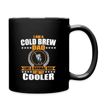 Drôle de Cold Brew Papa - Mug uni - noir - Droite