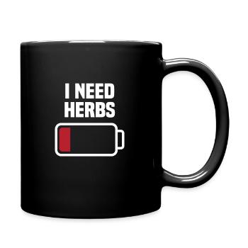 Funny Herbal Lover Outfit Pharmacist - Full Colour Mug - black - Right