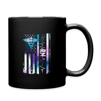 American Registered Nurse - Full Colour Mug - black - Right