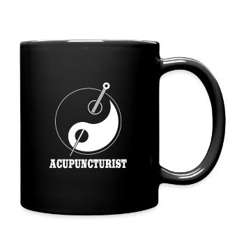 Acupuncturist Yin Yang Acupuncture - Full Colour Mug - black - Right
