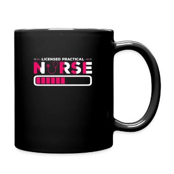 LPN Krankenschwester - Tasse einfarbig - Schwarz - Rechts