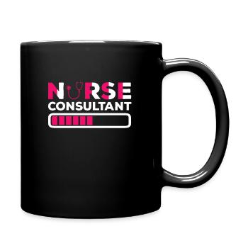 Pflegeberater In Bearbeitung - Tasse einfarbig - Schwarz - Rechts