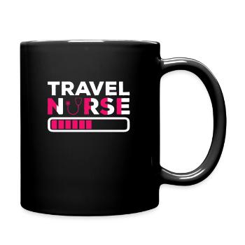 Infirmière infirmière en emploi temporaire - Mug uni - noir - Droite