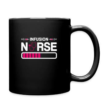 Funny Infusion Nurse Gift - Full Colour Mug - black - Right