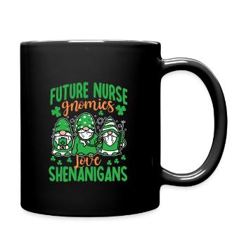 Future nurse dwarfs to St. - Full Colour Mug - black - Right