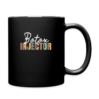Botox injector - Full Colour Mug - black - Right