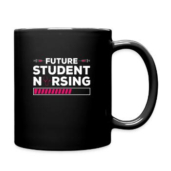 Zukünftiger Student Der Krankenpflegeschule - Tasse einfarbig - Schwarz - Rechts