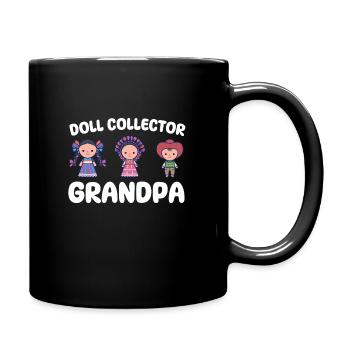 Grand-père collectionneur de poupées - Mug uni - noir - Droite