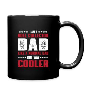 Doll collector dad - Full Colour Mug - black - Right