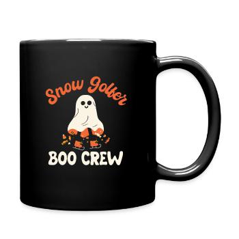 Creepy Snow Golfer Boo Crew Halloween Costume - Full Colour Mug - black - Right