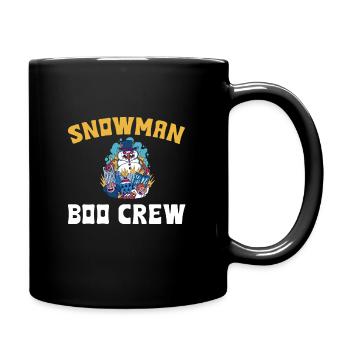 Gruseliges Schneemann Boo Crew Halloween Kostüm - Tasse einfarbig - Schwarz - Rechts