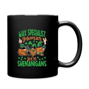 Wax Specialist Shenanigan's St. Patrick's Day - Full Colour Mug - black - Right