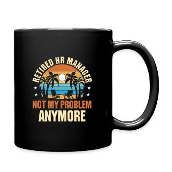 Drôle de directeur des ressources humaines à la retraite - Mug uni - noir - Droite