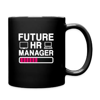 Future HR Managers - Full Colour Mug - black - Right