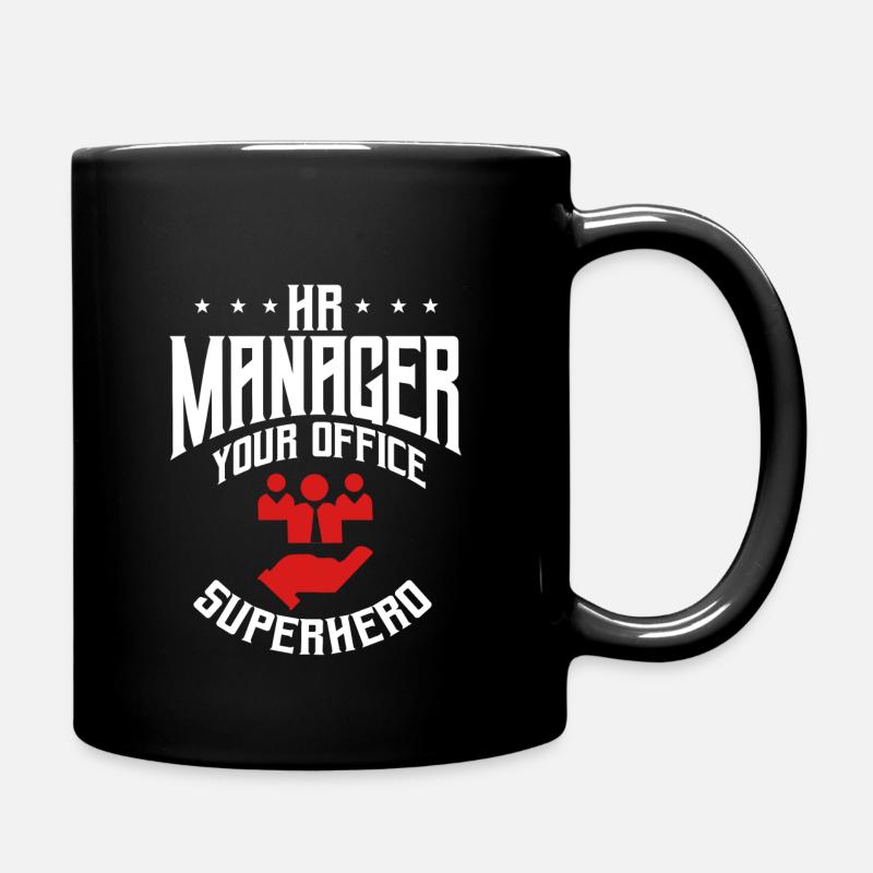 Lustiger HR Manager Spruch Personalwesen - Tasse einfarbig - Schwarz