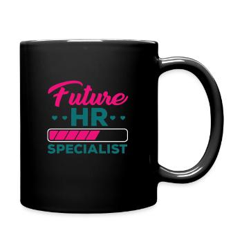 Conception drôle de spécialiste des ressources humaines du futur - Mug uni - noir - Droite