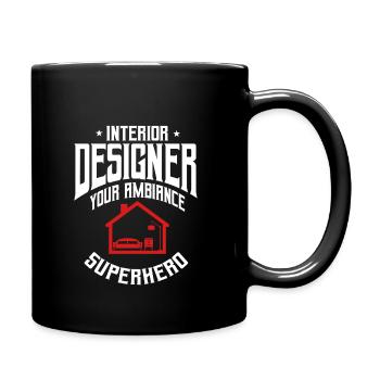 Funny Interior Designer Design - Full Colour Mug - black - Right