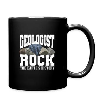 Funny Geologist Clothing Geology - Full Colour Mug - black - Right