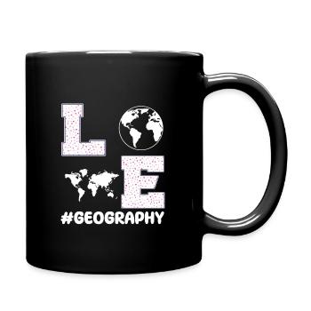 Love Geography - Full Colour Mug - black - Right