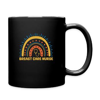 Soin du sein Boho Arc-en-ciel - Mug uni - noir - Droite
