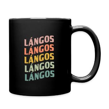 Langos - Full Colour Mug - black - Right