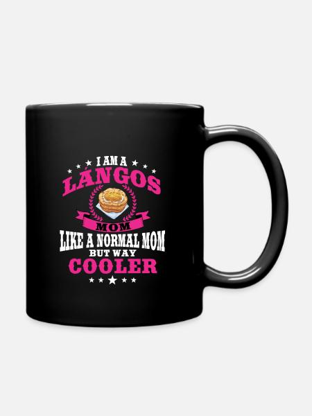 Langos Mama - Tasse einfarbig - Schwarz